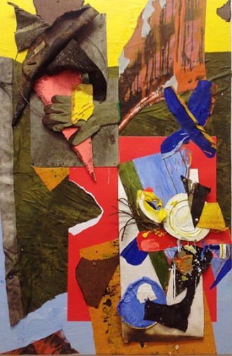 '7 Tons of Twilight' 2014. 150cmX100cm. Mixed media collage.