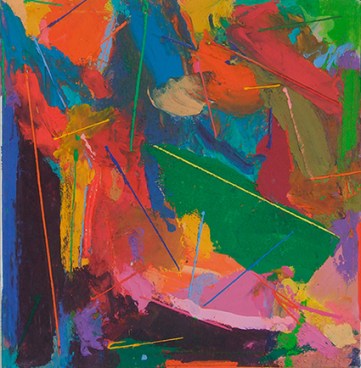 Jigjag, 2013, 91.5x91.5cm, acrylic on canvas