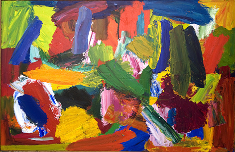 (No. 1) Sunspots, 1987-1998, 150x232cm (all works acrylic on canvas)