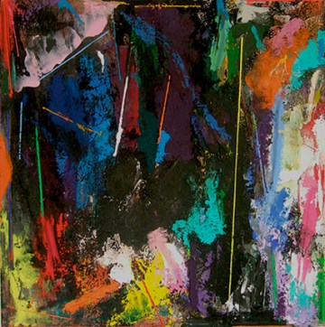 Rasio, 2013, 91.5x91.5cm, acrylic on canvas