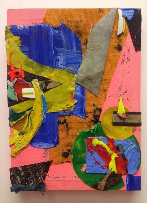 'Rope Burn (6)'. 2014. 36cmX26cm. Mixed media collage.