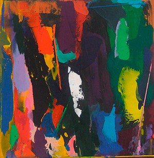 Stepper, 2013, 51x51cm, acrylic on canvas