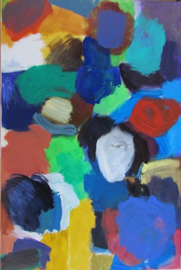 Total Turnout,  2012, oil on canvas, 120x80cm