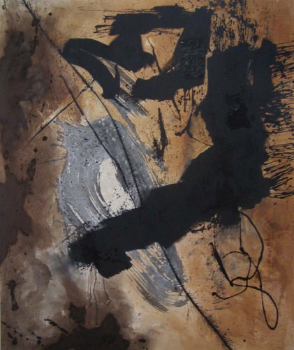 Untitled-2 acrylic,ink and mixed media on canvas, 6ft x 5ft