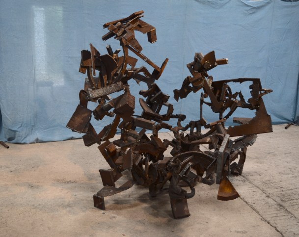 Brian the Boa Constrictor, 203x192x160Hcm steel