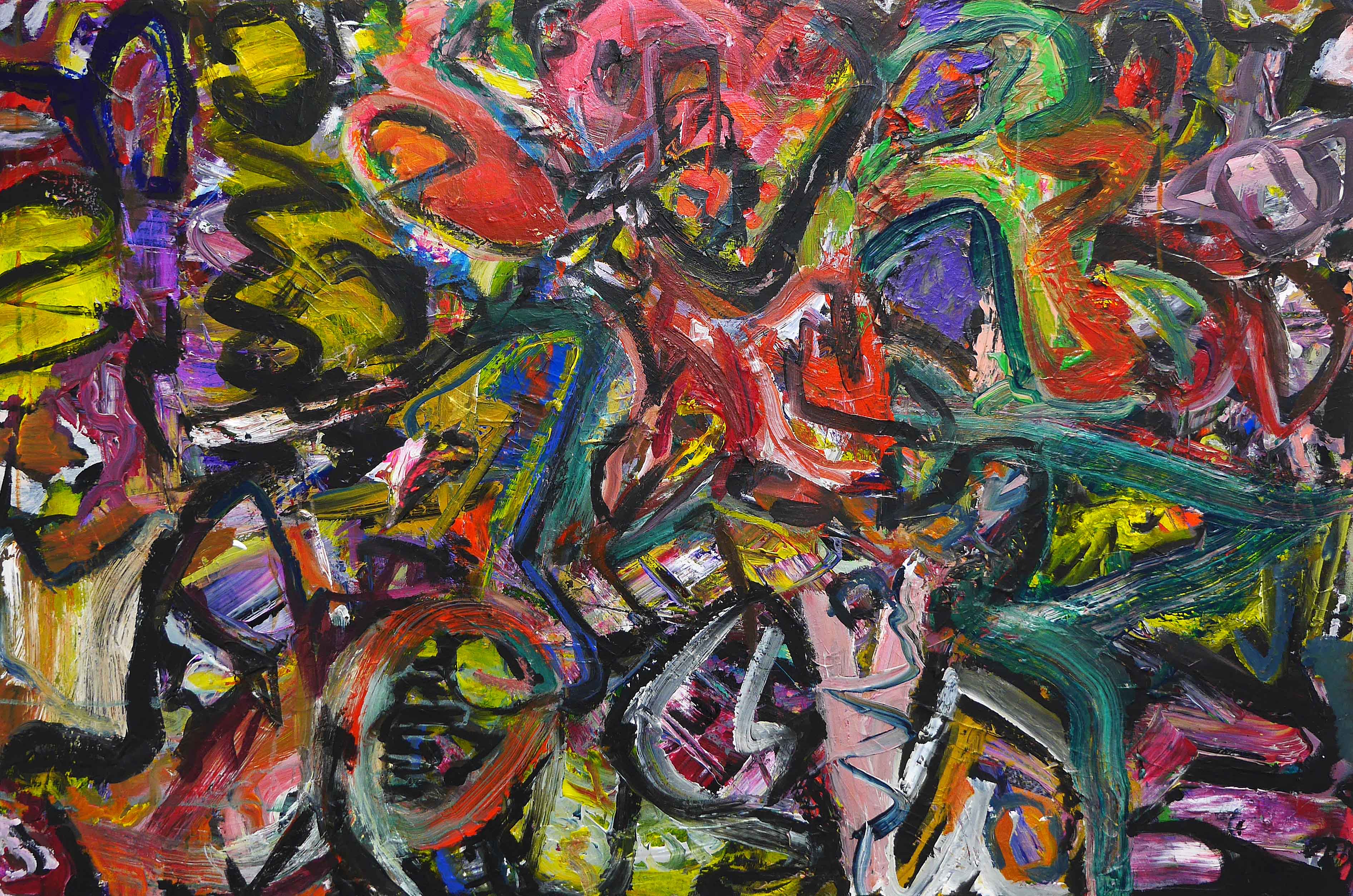 Buzzing When It's Packed 80x120cm