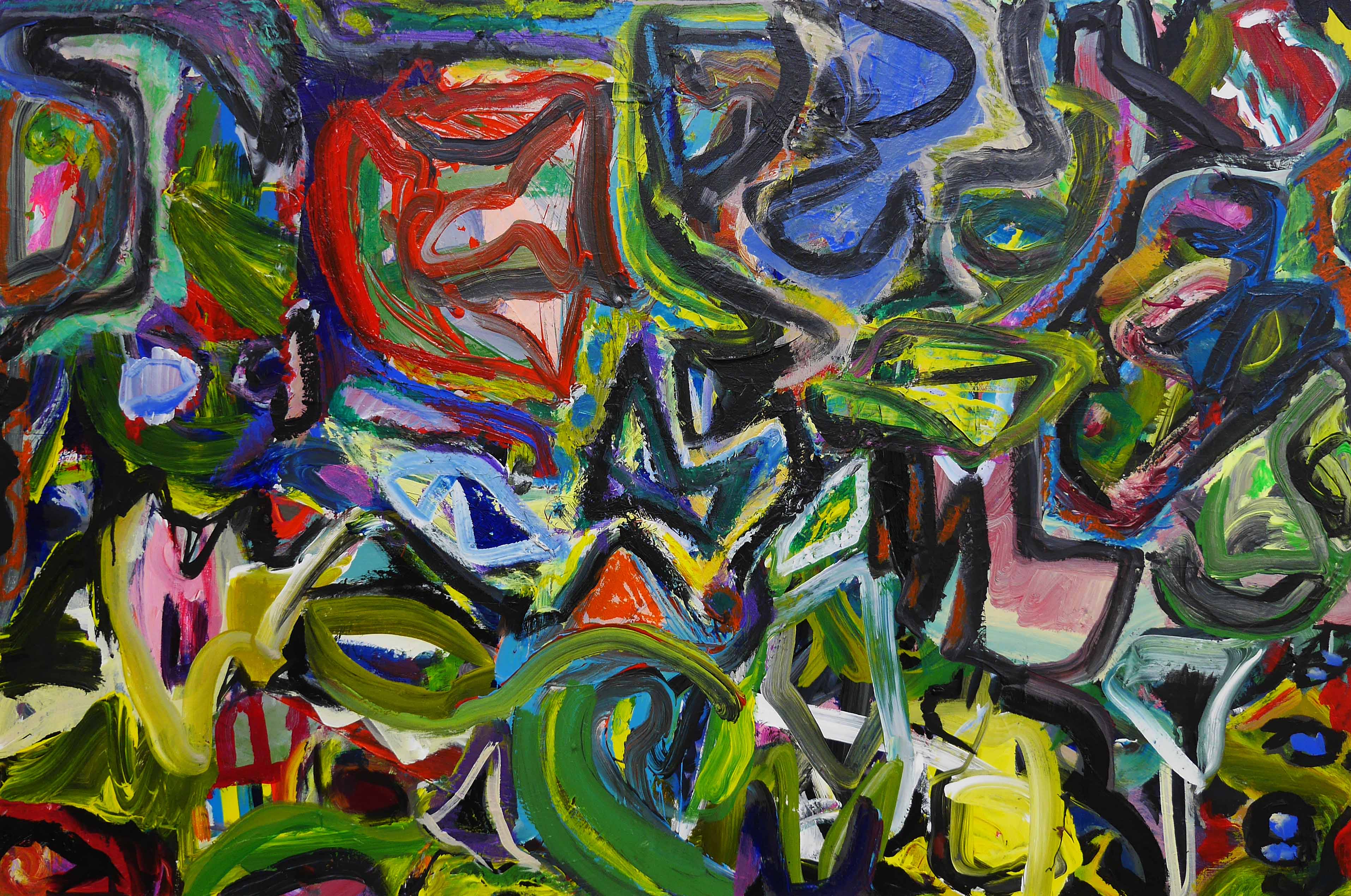 Pseudo-Obstruction 80x120cm (all paintings acrylic on canvas)